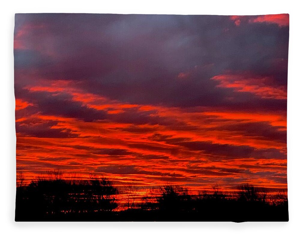 Red at Night - Blanket