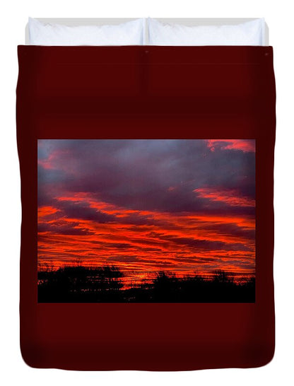 Red at Night - Duvet Cover