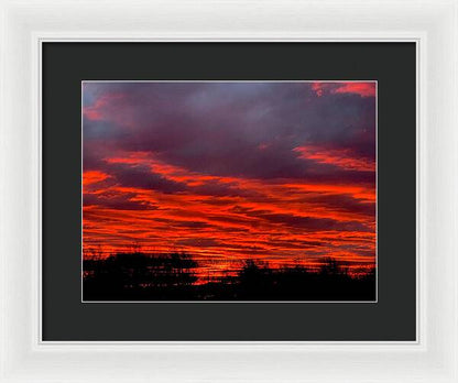 Red at Night - Framed Print