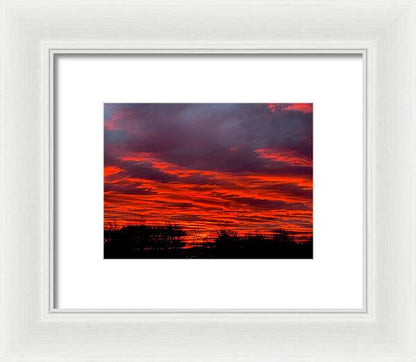 Red at Night - Framed Print