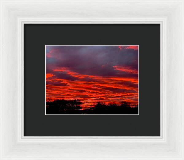 Red at Night - Framed Print