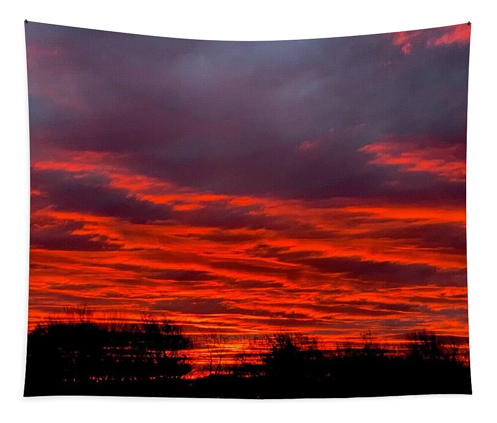 Red at Night - Tapestry