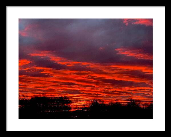 Red at Night - Framed Print