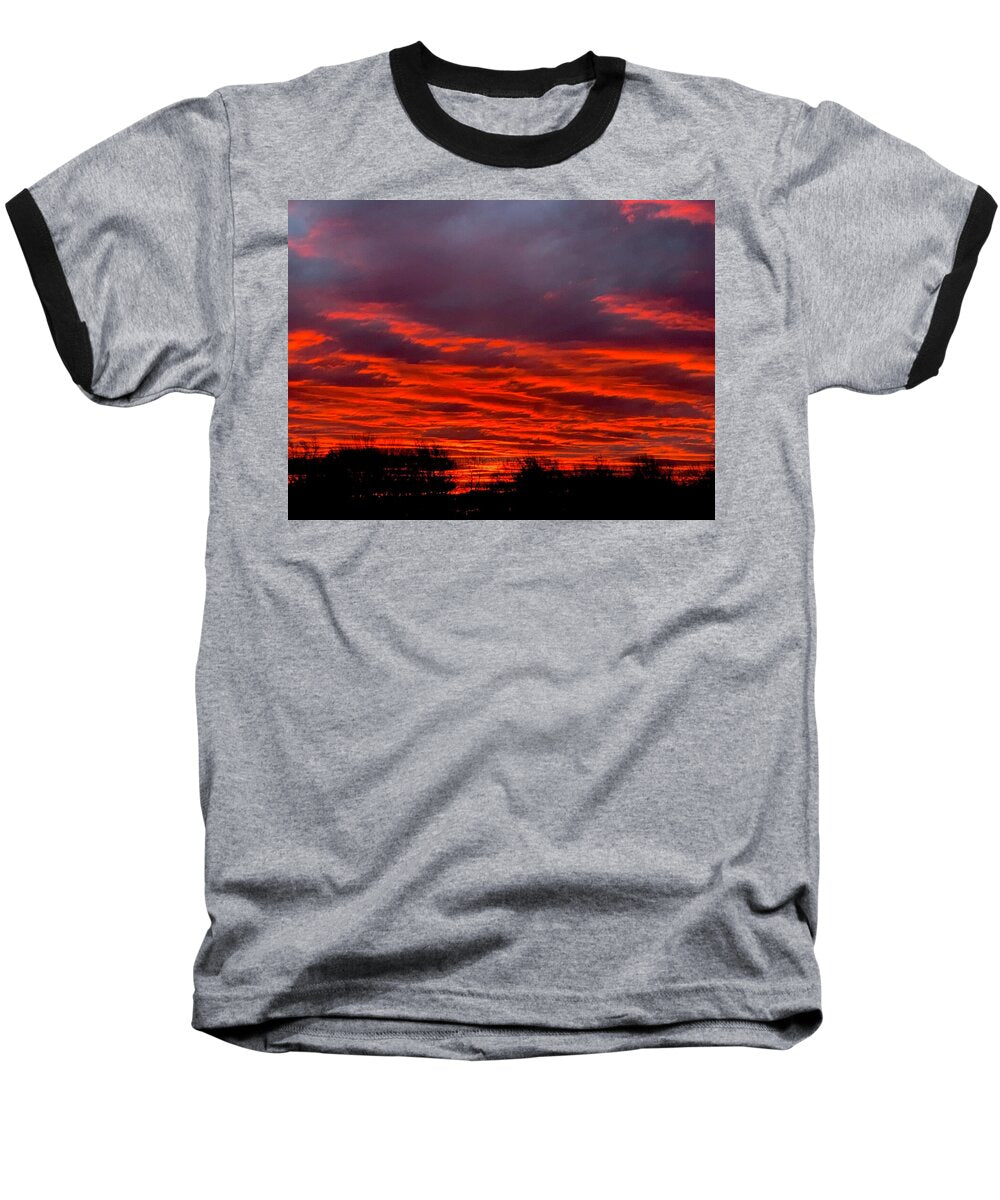 Red at Night - Baseball T-Shirt