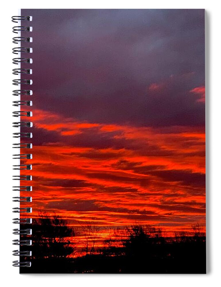 Red at Night - Spiral Notebook