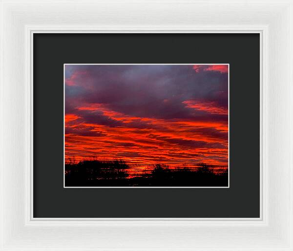 Red at Night - Framed Print