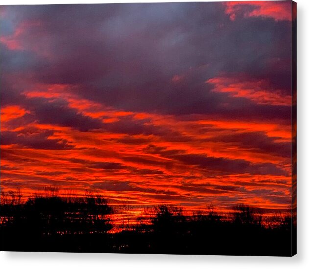 Red at Night - Acrylic Print