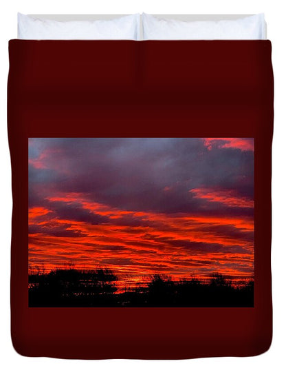Red at Night - Duvet Cover