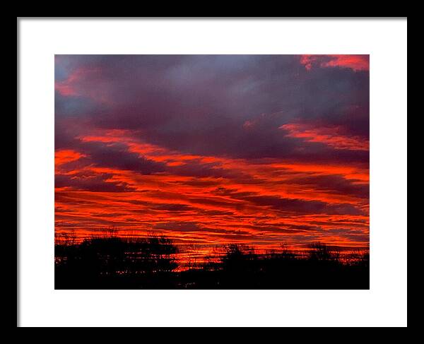 Red at Night - Framed Print