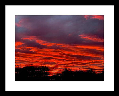 Red at Night - Framed Print