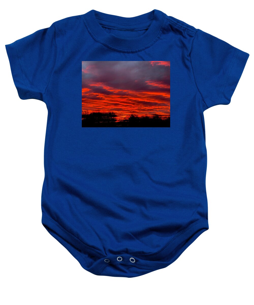 Red at Night - Baby Onesie