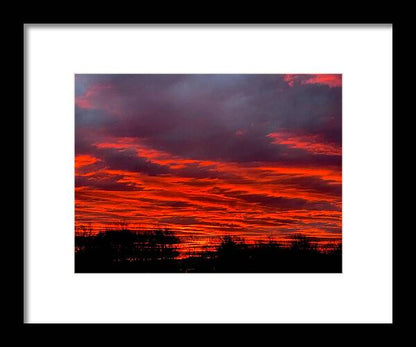 Red at Night - Framed Print