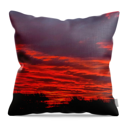 Red at Night - Throw Pillow