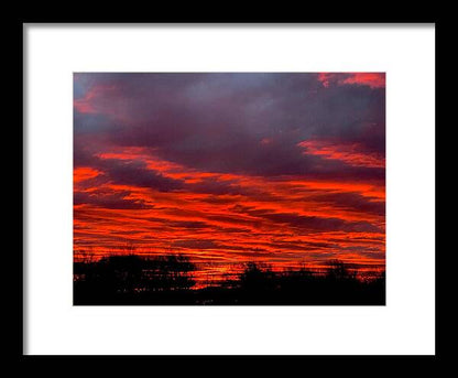 Red at Night - Framed Print