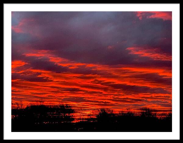 Red at Night - Framed Print