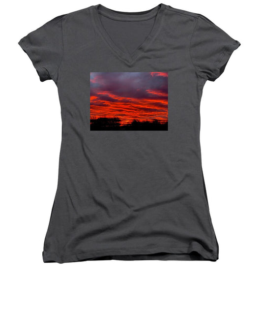 Red at Night - Women's V-Neck
