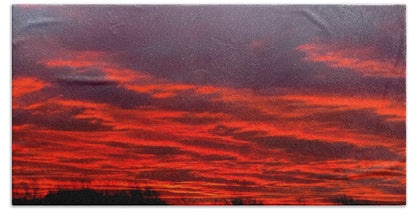 Red at Night - Bath Towel