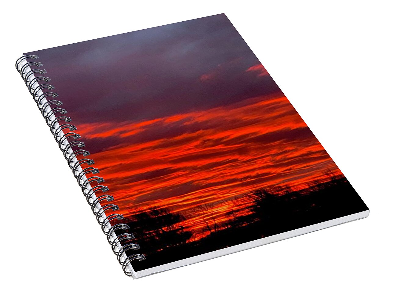 Red at Night - Spiral Notebook