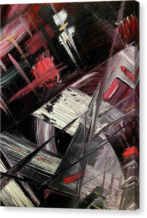 Red Ice 1 - Canvas Print