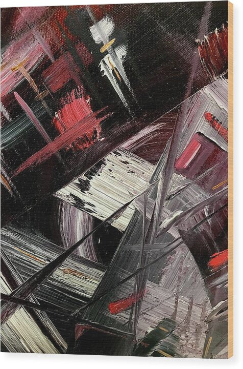 Red Ice 1 - Wood Print