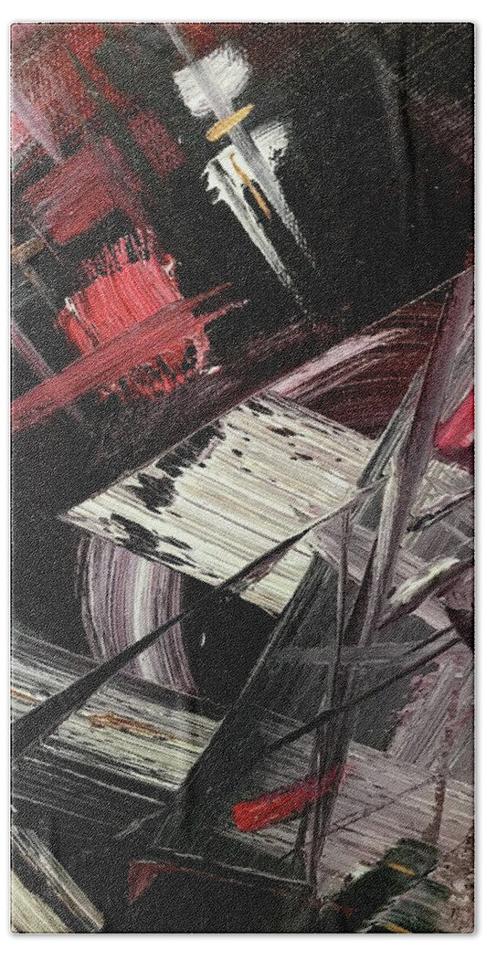 Red Ice 1 - Beach Towel