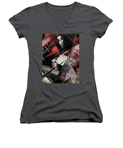 Red Ice 1 - Women's V-Neck