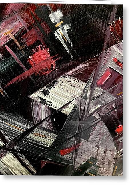 Red Ice 1 - Greeting Card