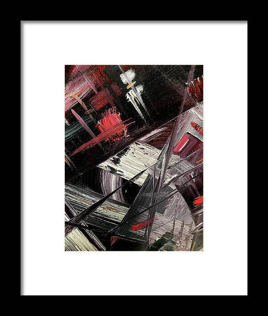 Red Ice 1 - Framed Print