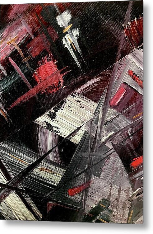 Red Ice 1 - Metal Print