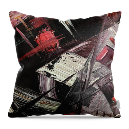 Red Ice 1 - Throw Pillow