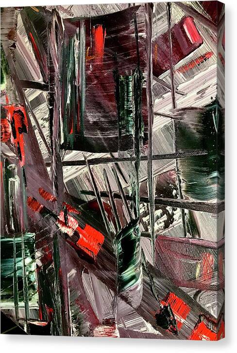 Red Ice 2 - Canvas Print