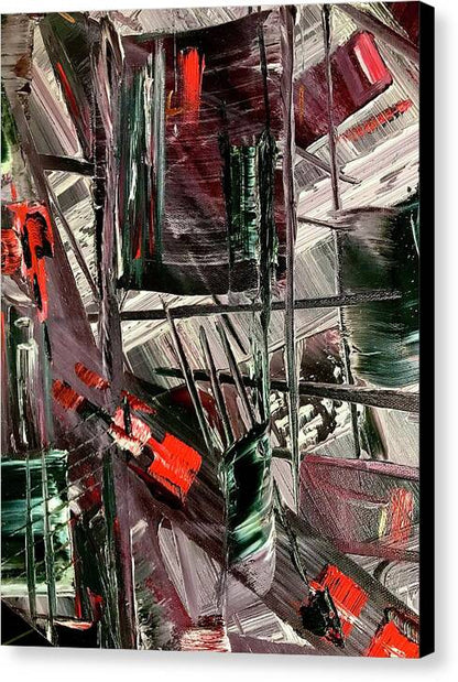 Red Ice 2 - Canvas Print