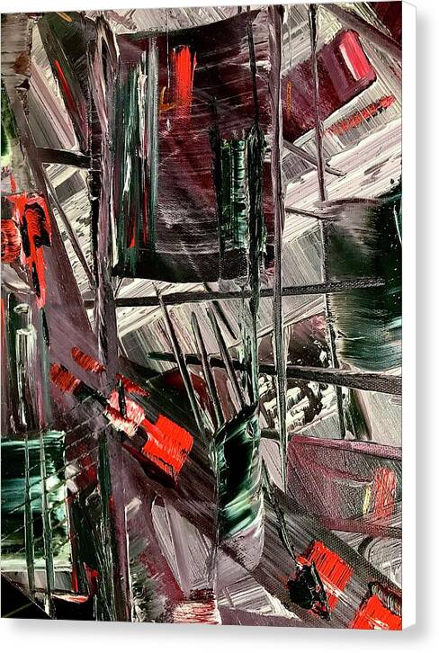Red Ice 2 - Canvas Print
