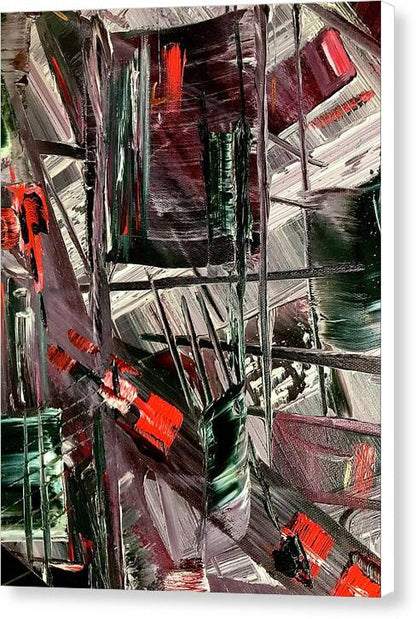 Red Ice 2 - Canvas Print