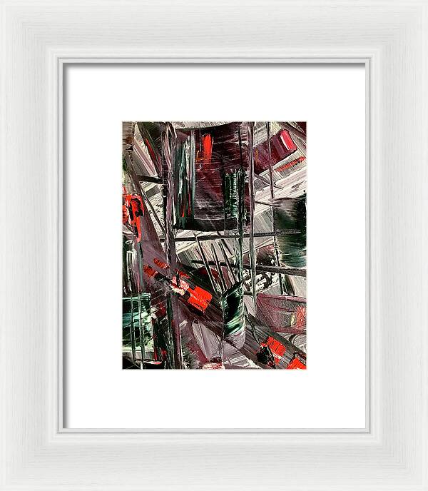 Red Ice 2 - Framed Print
