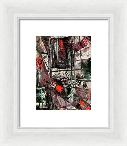 Red Ice 2 - Framed Print