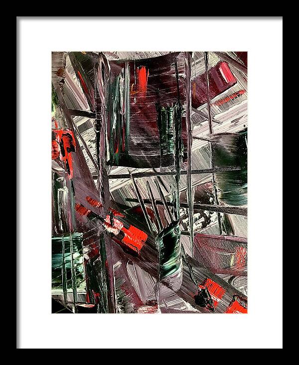 Red Ice 2 - Framed Print