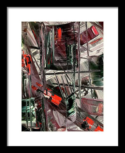 Red Ice 2 - Framed Print