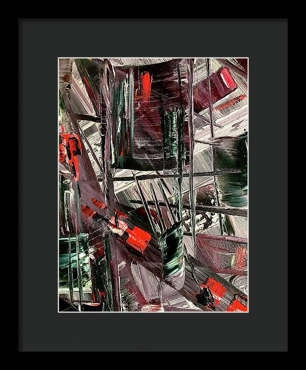 Red Ice 2 - Framed Print