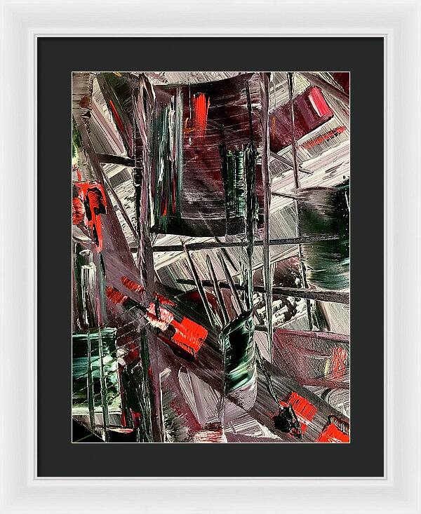 Red Ice 2 - Framed Print