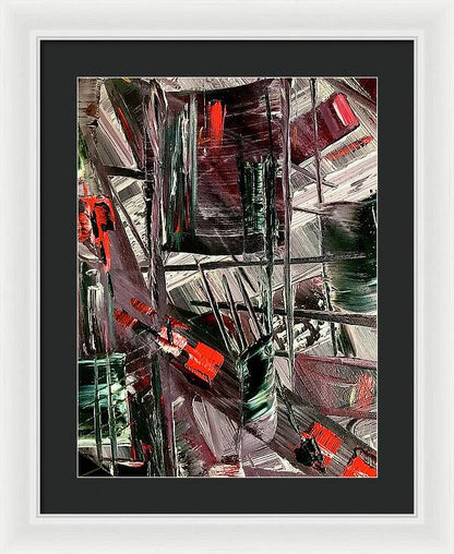 Red Ice 2 - Framed Print