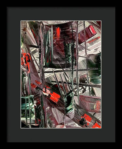 Red Ice 2 - Framed Print