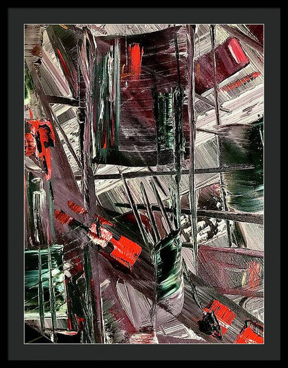 Red Ice 2 - Framed Print