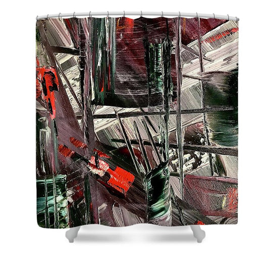 Red Ice 2 - Shower Curtain