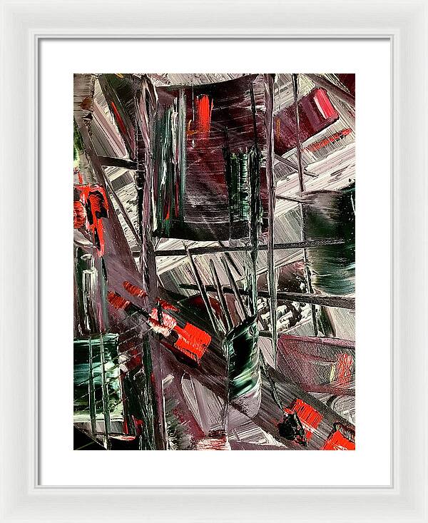 Red Ice 2 - Framed Print