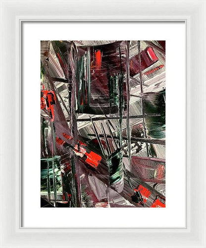 Red Ice 2 - Framed Print