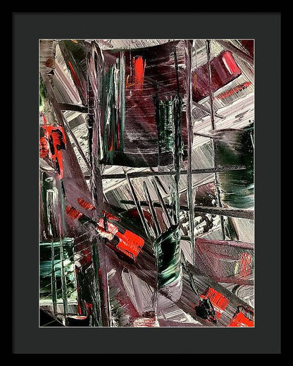 Red Ice 2 - Framed Print