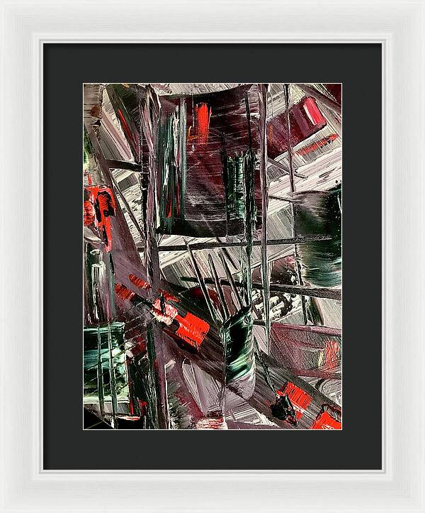 Red Ice 2 - Framed Print