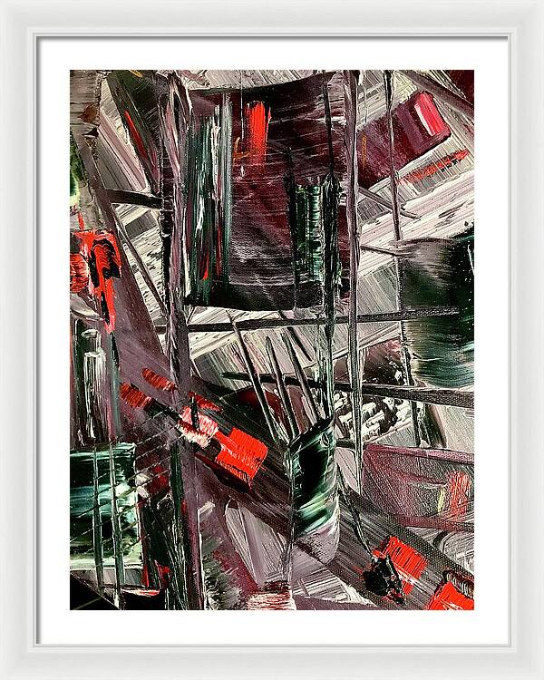 Red Ice 2 - Framed Print