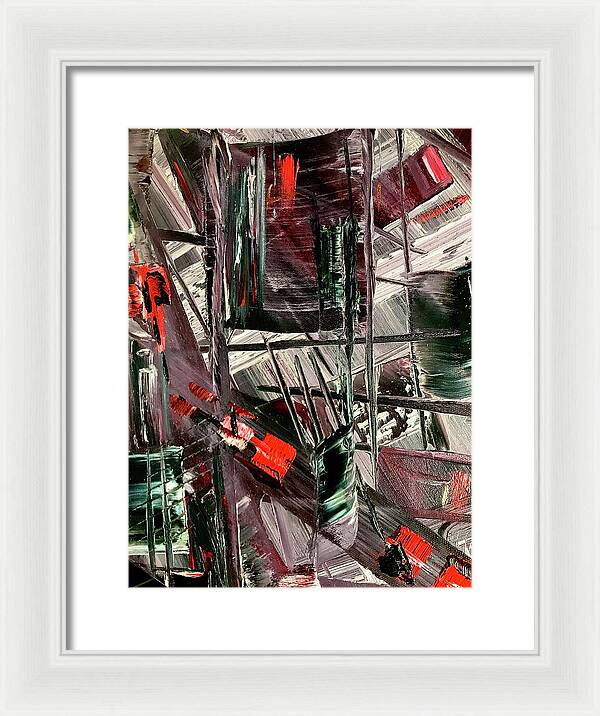 Red Ice 2 - Framed Print